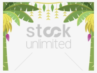 Wedding Clipart Banana Tree - Transparent Banana Tree Png