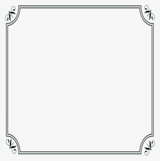 Download Black Border Frame Png Picture 069 - Page Borders Transparent Background