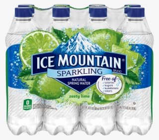 Ice Mountain Zesty Lime Sparkling Water, - Ice Mountain Sparkling Water 8 Pk