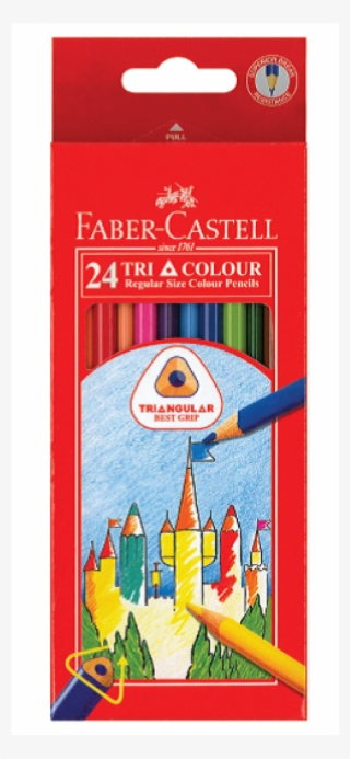 Faber Castell 12 Tri Colour Pencils - 1024x1024 PNG Download - PNGkit