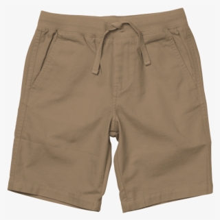 Child Wearing The Broken Twill Pull-on Short In Kids - Bermuda Shorts