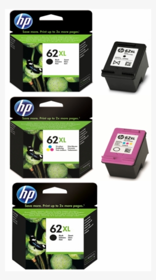Hp 62xl Black & Tri-colour (1) Original Ink Cartridge - Hp 301 Xl