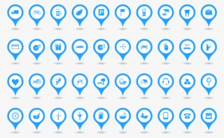 152 Map Pointer Icons Example Image - Map Pointer With Text