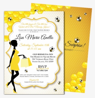 Mommy To Bee Baby Shower Invitations - Illustration