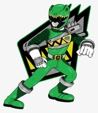 Souji Rippukan "the Slashing Brave, Kyoryu Green " - Power Rangers Dino Charge Symbol