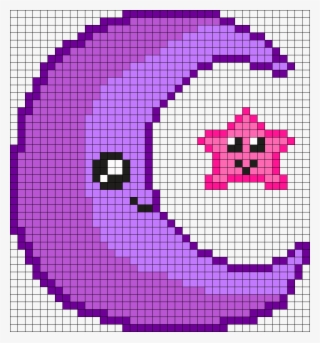 Newest Bead Patterns - Moon Perler Bead