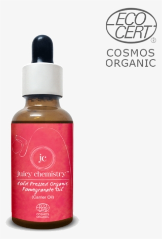 Pomegrenate Oil Front - Juicy Chemistry Cold Pressed Organic Neem Oil