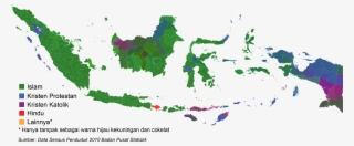 Indonesia Religion Percentage - Peta Indonesia Vektor Hd