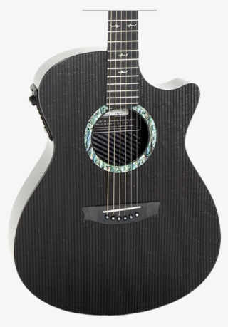 Graphite Guitar - Shape Om - Black Acoustic Guitar