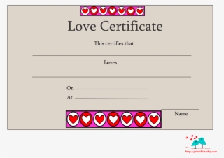 Love Certificate Printable - Hd Plain Love Background