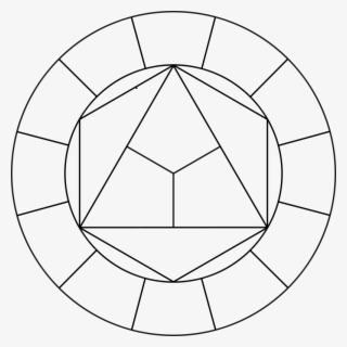 Color Wheel Clip Art Black And White