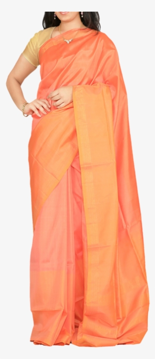 Silk Saree With Plain Design - Sari