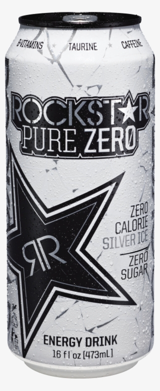 Rockstar Pure Zero Silver Ice - Bottle