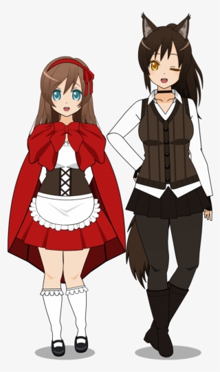 Little Red And The - Cartoon