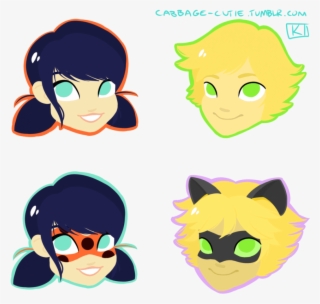 Free Png Download Hairstyle Forehead Nose Eye Cheek - Miraculous: Tales Of Ladybug & Cat Noir