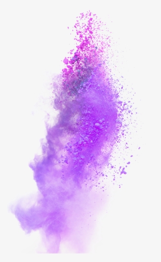 Purple Smoke Transparent - Purple Powder Explosion Png