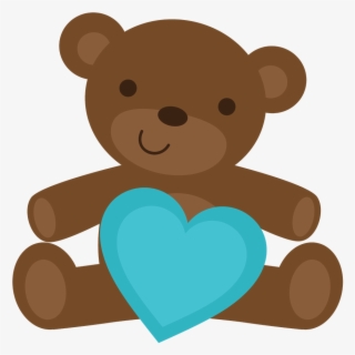 Bear Valentines, Bear Illustration, Coreldraw, Baby - Baby Boy Bear Cartoon