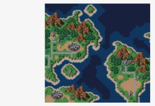 Did Squaresoft Ever Design A Full Map For 1999 Ad - Chrono Trigger