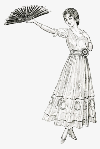 Woman Lady Vintage - Old Vintage Lady Card