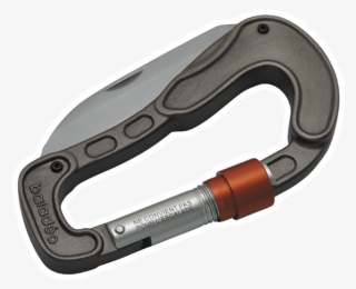 Baladéo Carabiner 'cliff', Warm Grey - Mousqueton Couteau