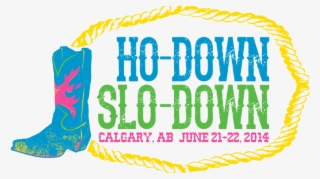 Ho Down Slo Down Logo Colour - Tattoo