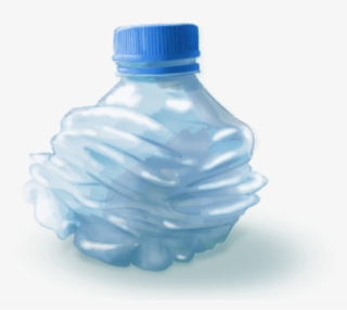 Small Crushed Water Bottle - Crushed Water Bottle Png