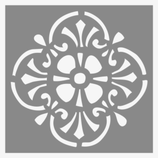 Stencil Morocco Mandala - Jvm Garden Court By Jvm Spaces