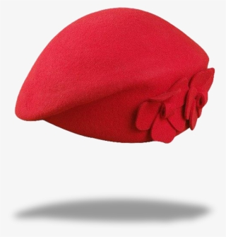 Red Wool Beret - Beanie