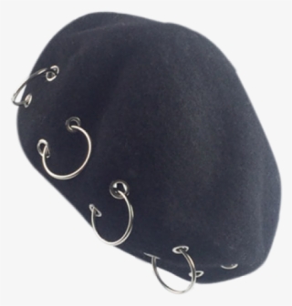 Warm Wool Circle Embellished Beret - Beanie