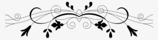 Fancy Dividing Line - Horizontal Borders Black And White Free Clip Art