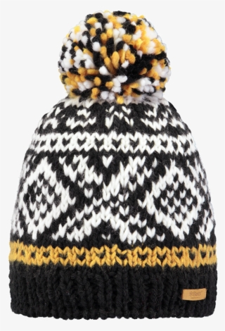 Log Cabin Beanie - Bobble Hat