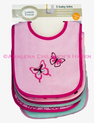 Luvable Friends 5in1 Baby Bibs - Bag