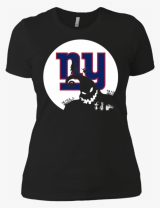 Jack Skellington And Sally New York Giants Halloween - T-shirt