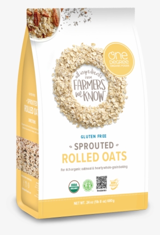 Organic Sprouted Rolled Oats - One Degree Sprouted Rolled Oats