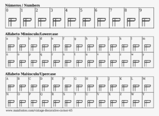 Font Details Vintage Decorative Corner - Font