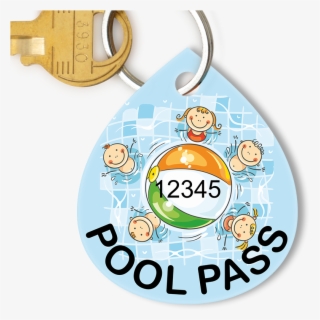 Pool Pass In Water Drop Shape, Kids Pool Ball - Circle