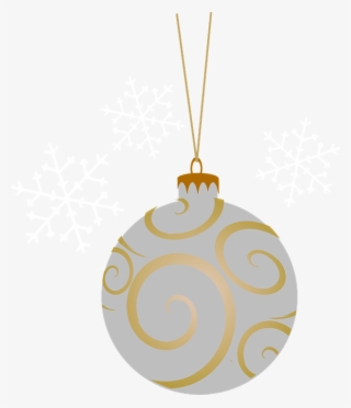 Christmas Ornaments Clipart Silver - Christmas Baubles No Background