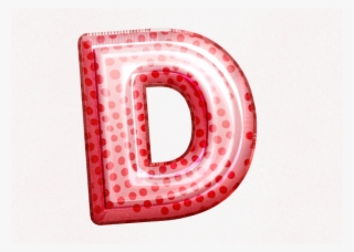 Balloon Style Letter D - Number