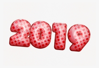 2019 Balloon Text - Illustration