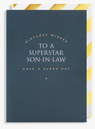 Son In Law 50th Birthday Card What To Write A - Book Cover