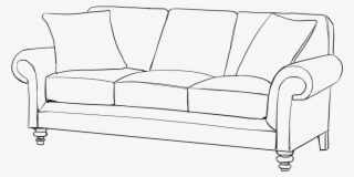 Drawn Sofa Side View - Studio Couch