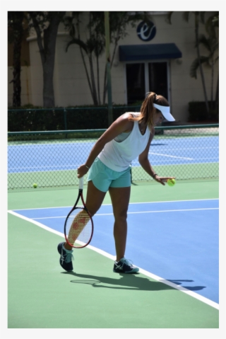 Monica Puig At The Evert Tennis Academy - Soft Tennis