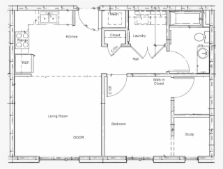Douglass Next Door 1 Bedroom Floorplan - Floor Plan