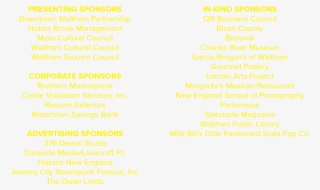 2018 Sponsors