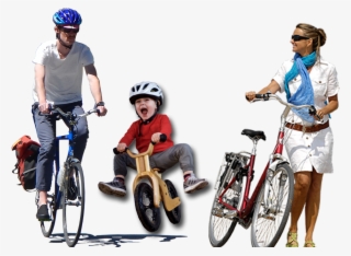 Image01 - Jovenes En Bicicleta Png