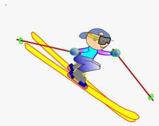 Ski Clipart Slalom Skiing - Zimné Športy Pre Deti