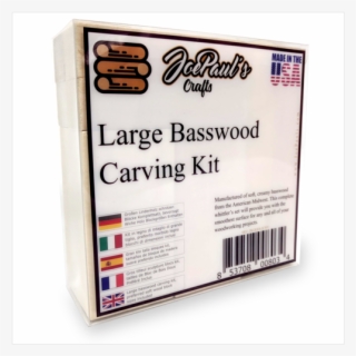 Large Basswood Carving Blocks Kit - Flyer