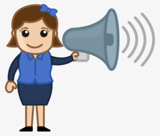 Ccs Girl Microphone - Speaker Cartoon