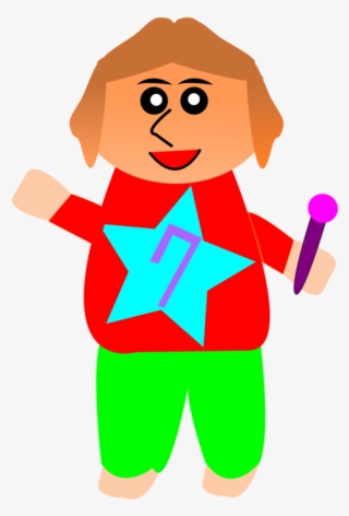 Cartoon Microphone Clothing Thumb Human Behavior - Cartoon