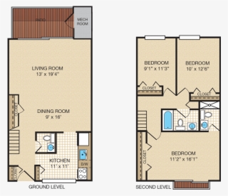 1067 Sq - Ft - Floor Plan